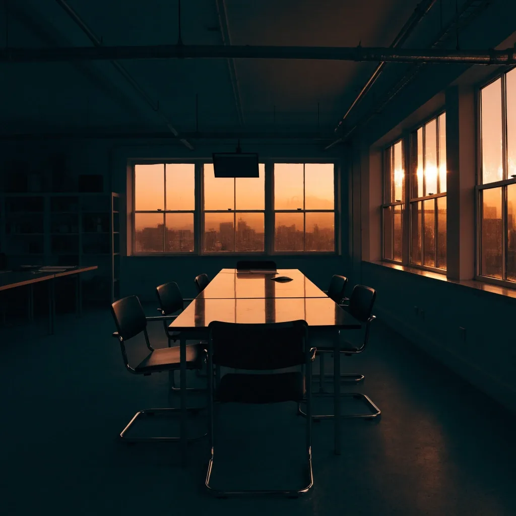 Andén de cercanías al amanecer con una sola persona esperando
